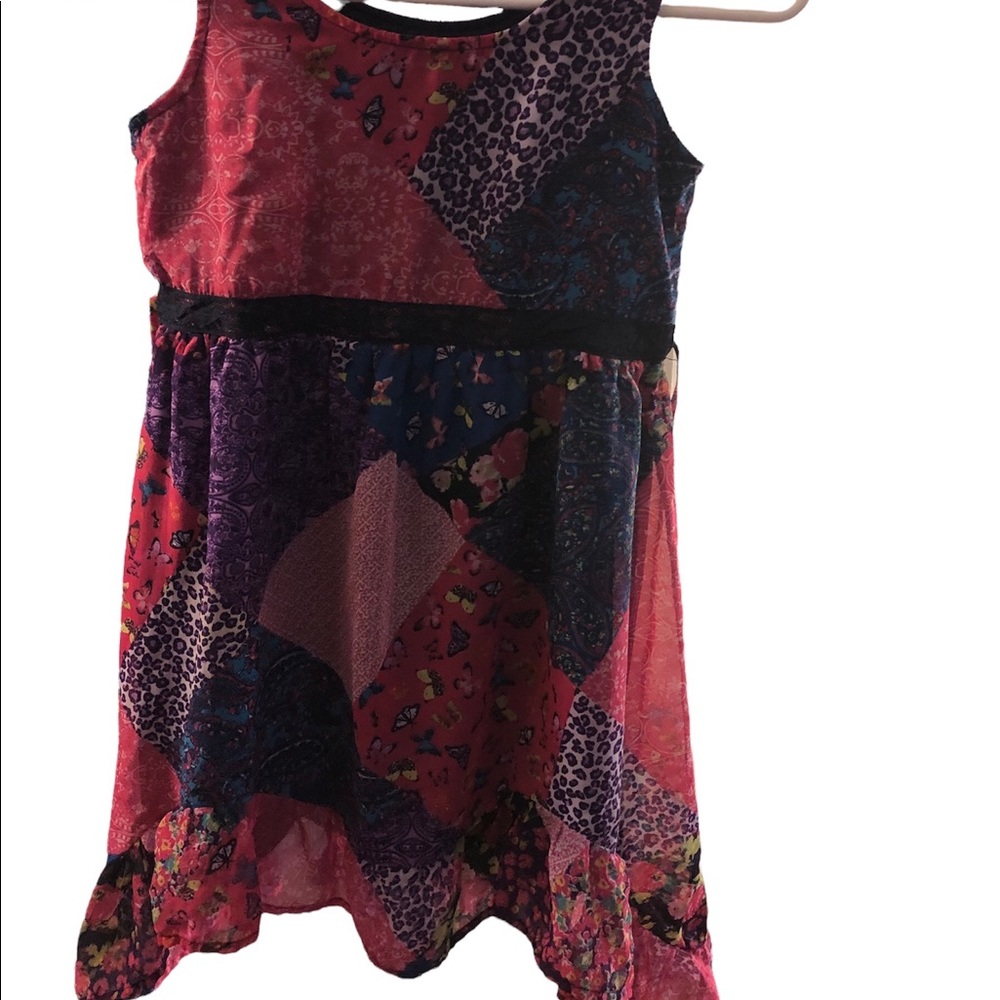 The Children’s Place Boho Patchwork Dress Small 5/6
